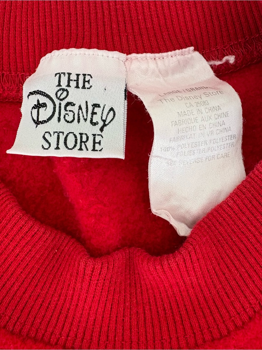 Vintage Disney Mickey & Friends Crewneck Fleece, L ❤️ - Picture 6 of 7